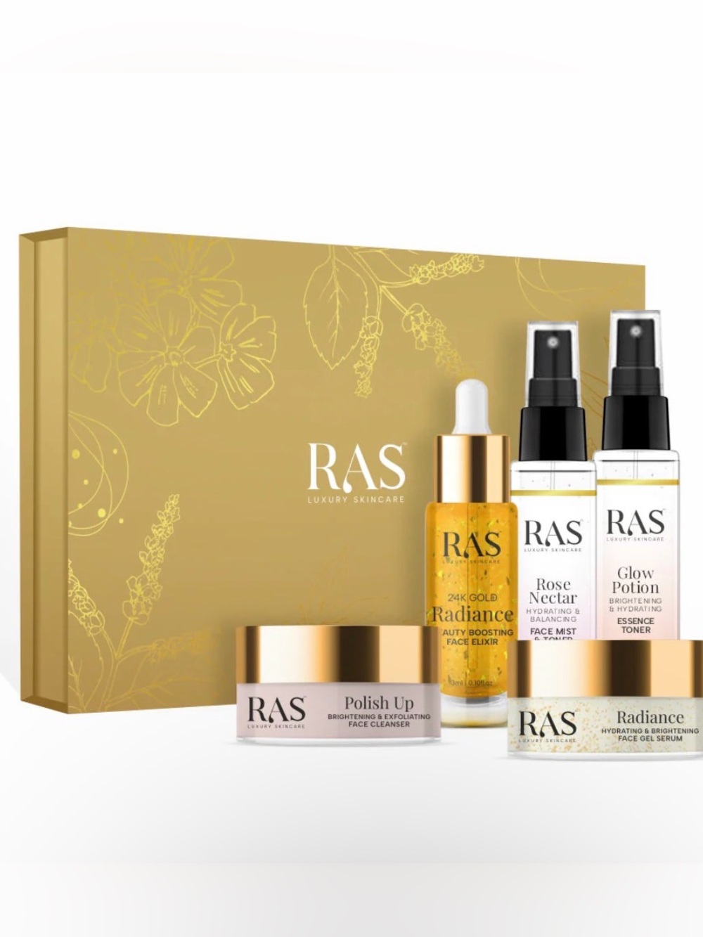 RAS Luxury Oils Skincare Miniature Set of 5